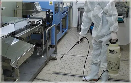 殺菌消毒の写真