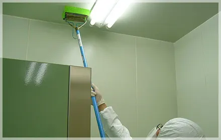 クリーンルーム除菌の写真