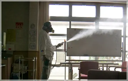 殺菌消毒の写真