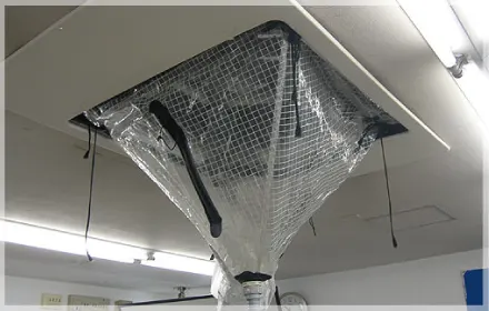 空調機分解クリーニングの写真